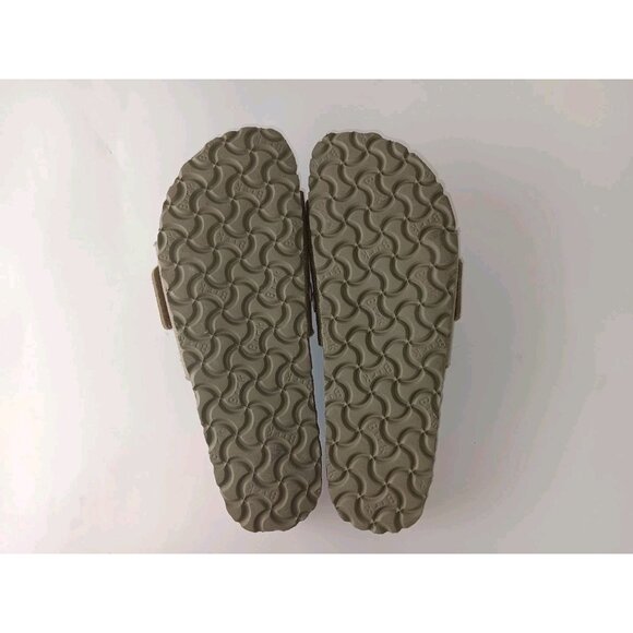 NEW Birkenstock Women's Madrid Vegan Big Buckle Open Toe Textile Slide Sandals 8 - Picture 7 of 11